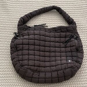 free people quilted carryall bag